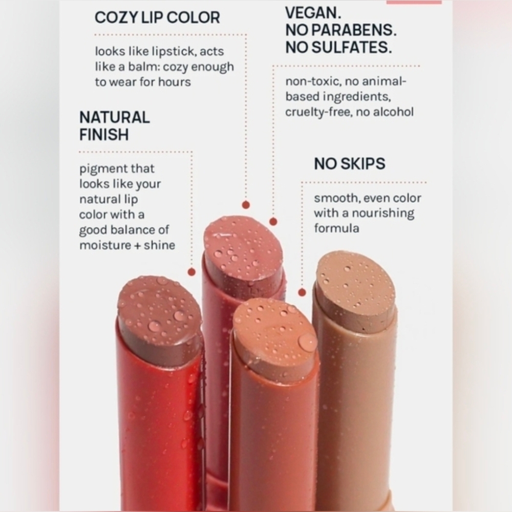 Lip Bundle- Brownish Nude Tones- Tinted Lip Oil & Gloss, Lipliner, Balm Lipstick - Picture 4 of 7